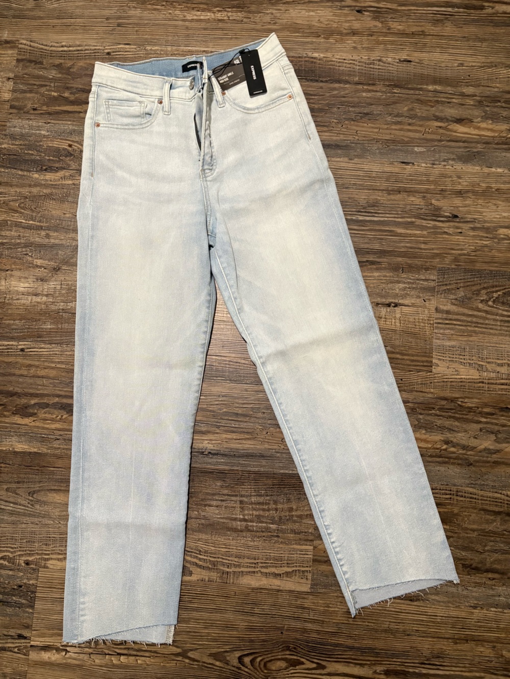 Express Women’s Straight Ankle High Rise Jeans $15.00 Size 6R New With Tags